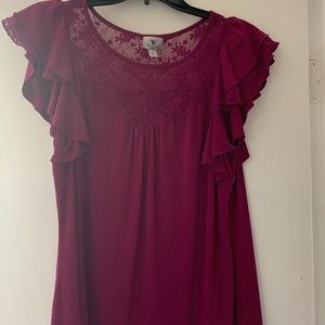 Lace top by Worthington